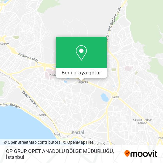 OP GRUP OPET ANADOLU BÖLGE MÜDÜRLÜĞÜ harita