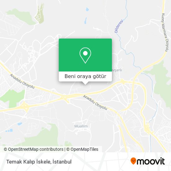 Temak Kalıp İskele harita
