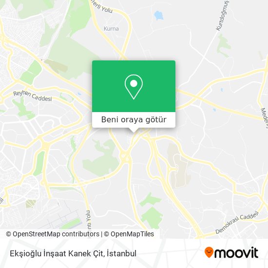 Ekşioğlu İnşaat Kanek Çit harita