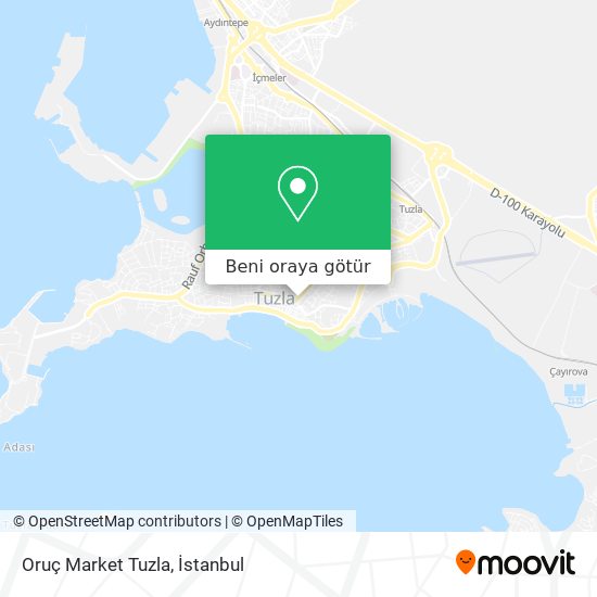 Oruç Market Tuzla harita