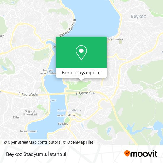 Beykoz Stadyumu harita
