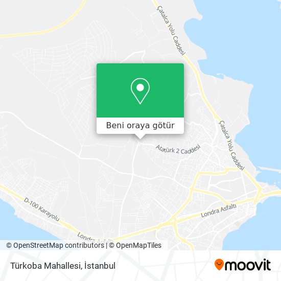 Türkoba Mahallesi harita