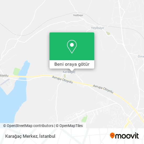 Karağaç Merkez harita