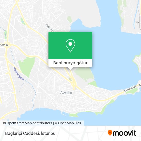 Bağlariçi Caddesi harita