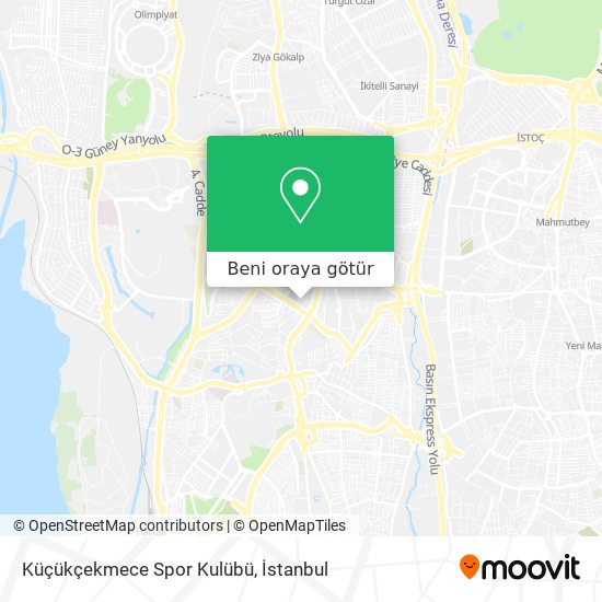 Küçükçekmece Spor Kulübü harita