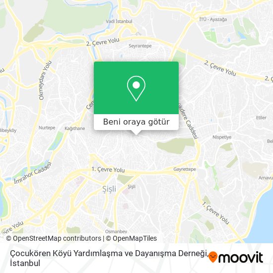 Çocukören Köyü Yardımlaşma ve Dayanışma Derneği harita