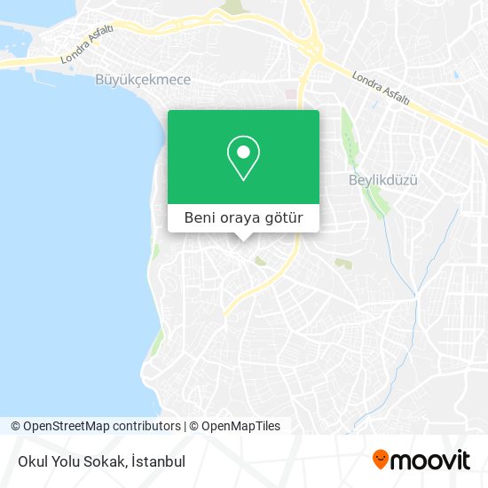 Okul Yolu Sokak harita