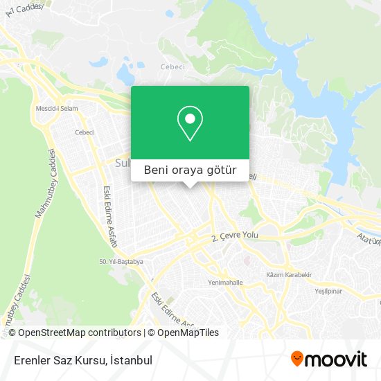 Erenler Saz Kursu harita