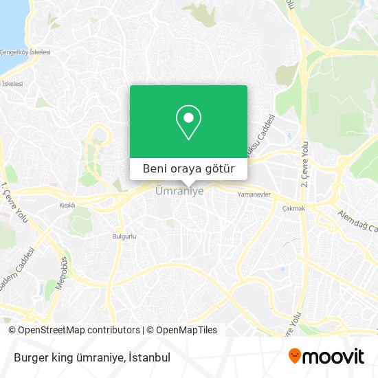 Burger king ümraniye harita