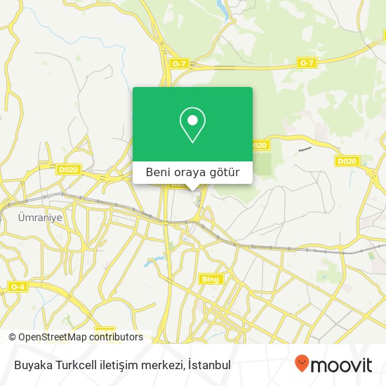 Buyaka Turkcell iletişim merkezi harita