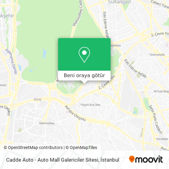 Cadde Auto - Auto Mall Galericiler Sitesi harita