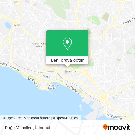 Doğu Mahallesi harita
