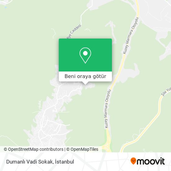Dumanlı Vadi Sokak harita