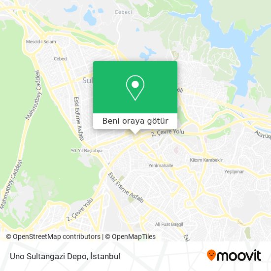 Uno Sultangazi Depo harita