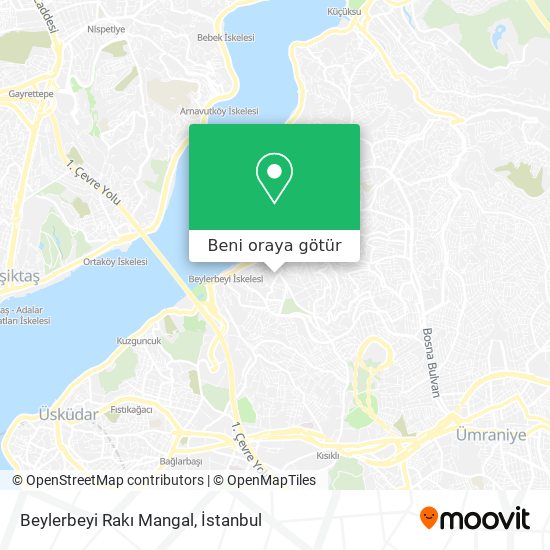 Beylerbeyi Rakı Mangal harita