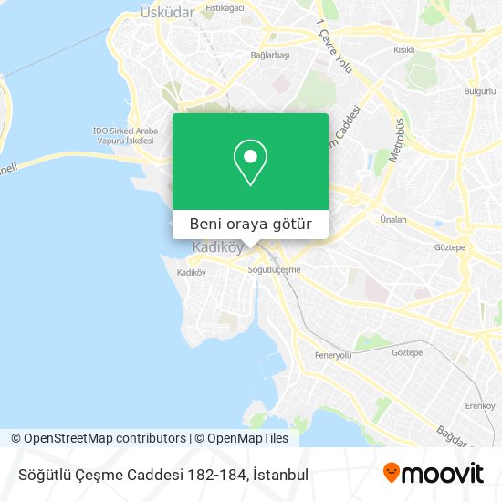 Söğütlü Çeşme Caddesi 182-184 harita