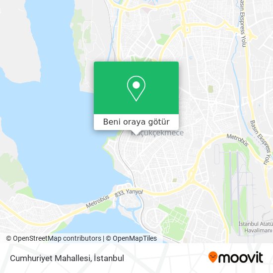 Cumhuriyet Mahallesi harita