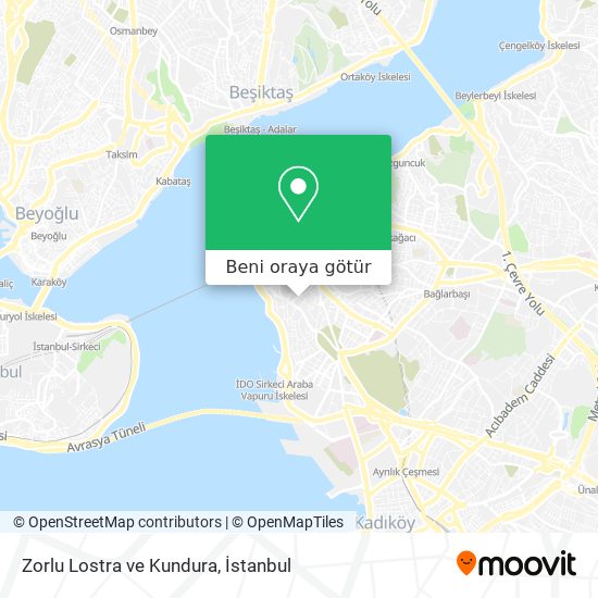Zorlu Lostra ve Kundura harita