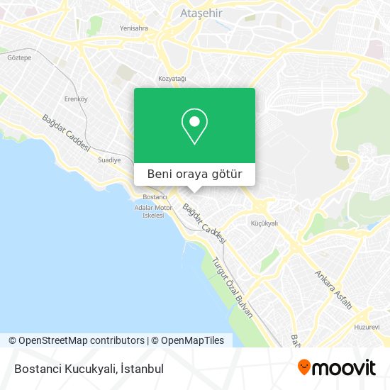 Bostanci Kucukyali harita