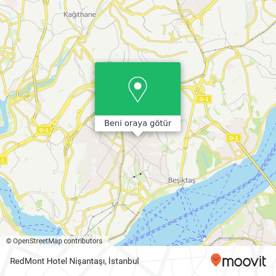 RedMont Hotel Nişantaşı harita
