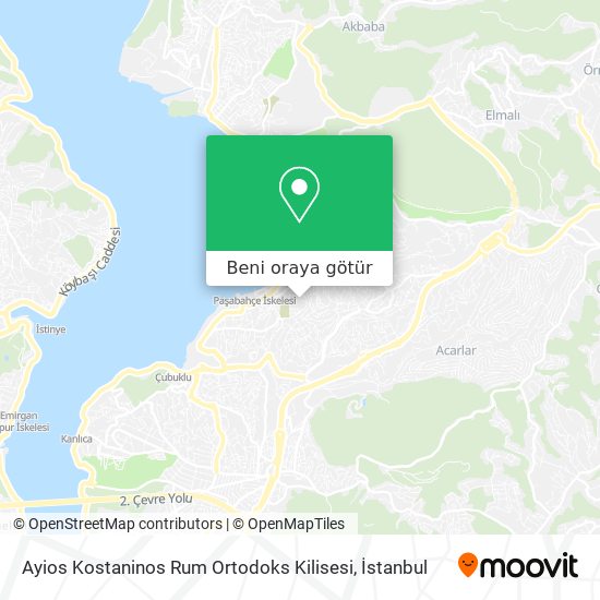 Ayios Kostaninos Rum Ortodoks Kilisesi harita