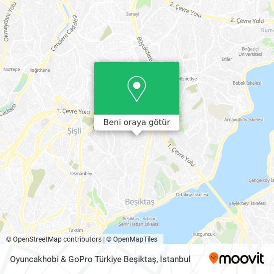 Oyuncakhobi & GoPro Türkiye Beşiktaş harita
