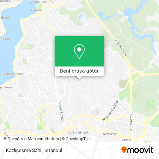 Kazlıçeşme Sahil harita