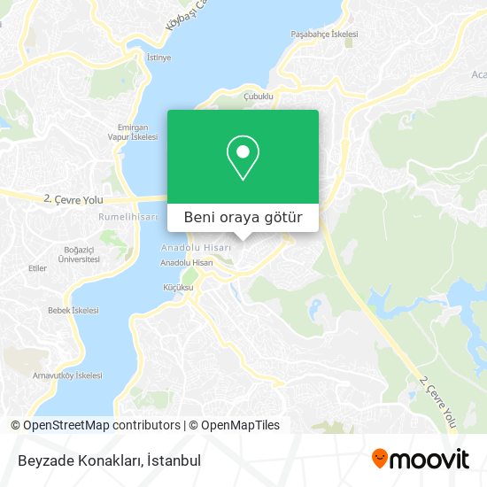 Beyzade Konakları harita