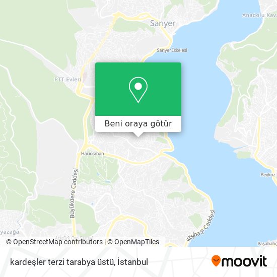 kardeşler terzi tarabya üstü harita