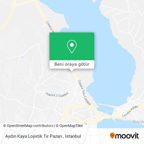Aydın Kaya Lojistik Tır Pazarı. harita