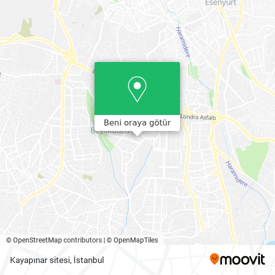 Kayapınar sitesi harita