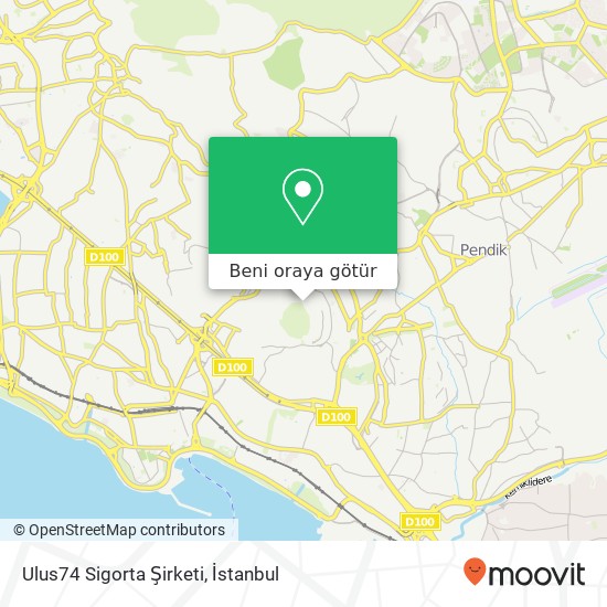 Ulus74 Sigorta Şirketi harita