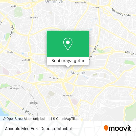Anadolu Med Ecza Deposu harita