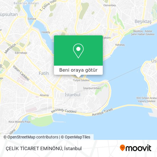 ÇELİK TİCARET EMİNÖNÜ harita