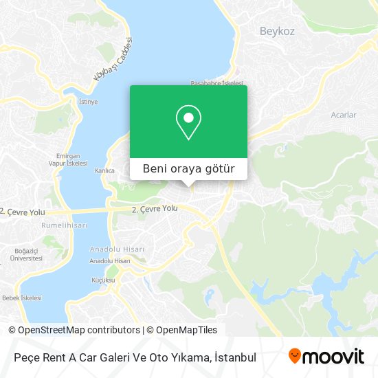 Peçe Rent A Car Galeri Ve Oto Yıkama harita