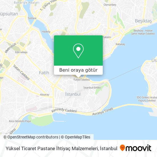 Yüksel Ticaret Pastane İhtiyaç Malzemeleri harita