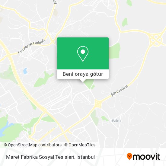 Maret Fabrika Sosyal Tesisleri harita
