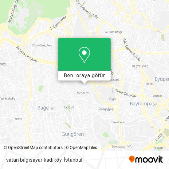 vatan bilgisayar kadıköy harita