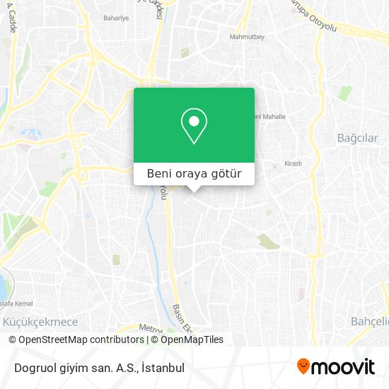 Dogruol giyim san.  A.S. harita