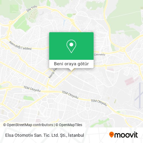 Elsa Otomotiv San. Tic. Ltd. Şti. harita