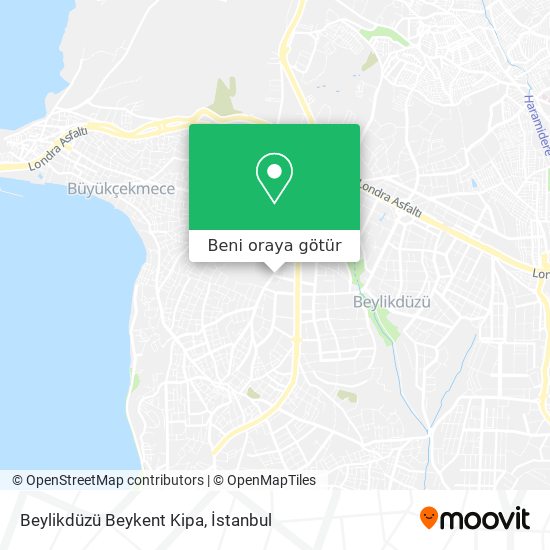 Beylikdüzü Beykent Kipa harita