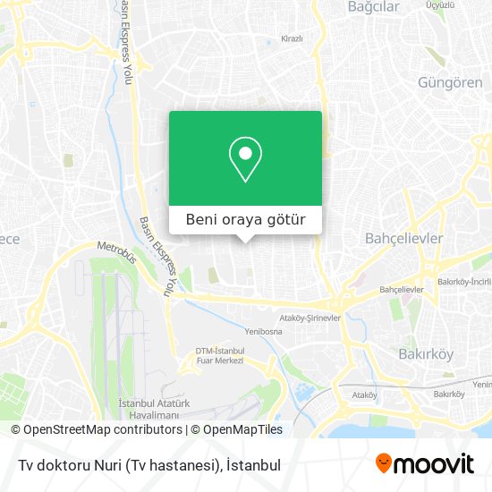 Tv doktoru Nuri (Tv hastanesi) harita
