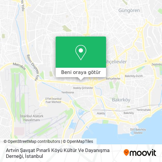 Artvin Şavşat Pınarli Köyü Kültür Ve Dayanışma Derneği harita