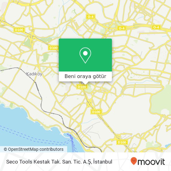 Seco Tools Kestak Tak. San. Tic. A.Ş harita