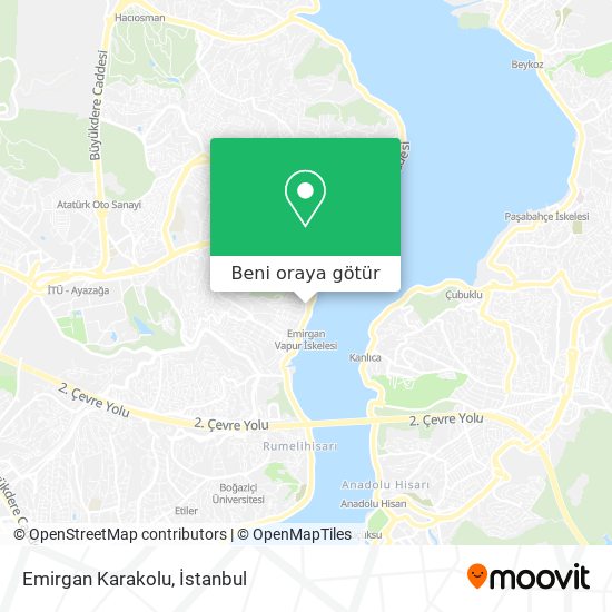 Emirgan Karakolu harita