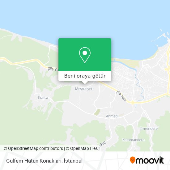 Gulfem Hatun Konaklari harita