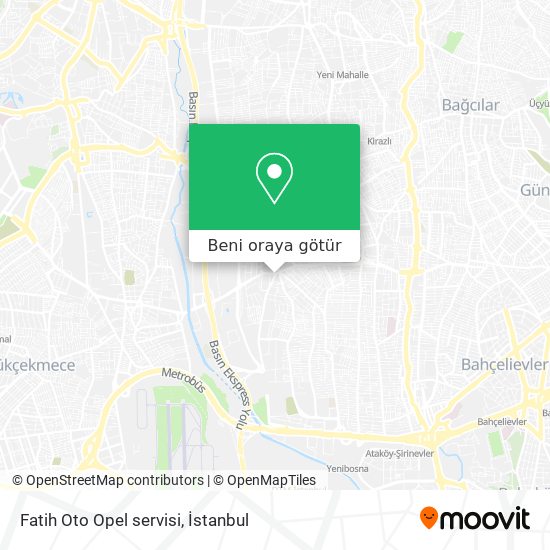 Fatih Oto Opel servisi harita