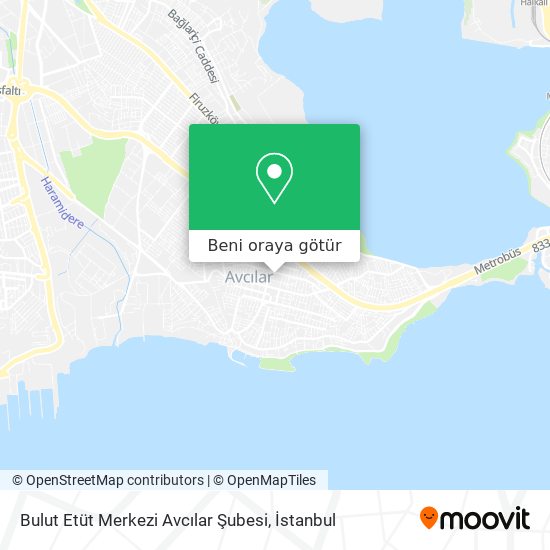 Bulut Etüt Merkezi Avcılar Şubesi harita
