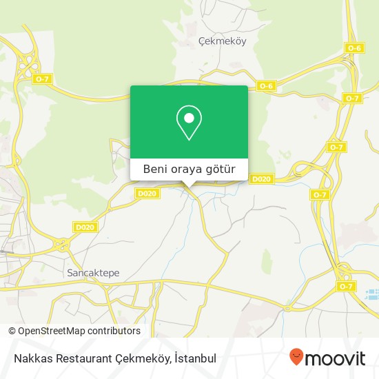 Nakkas Restaurant Çekmeköy harita
