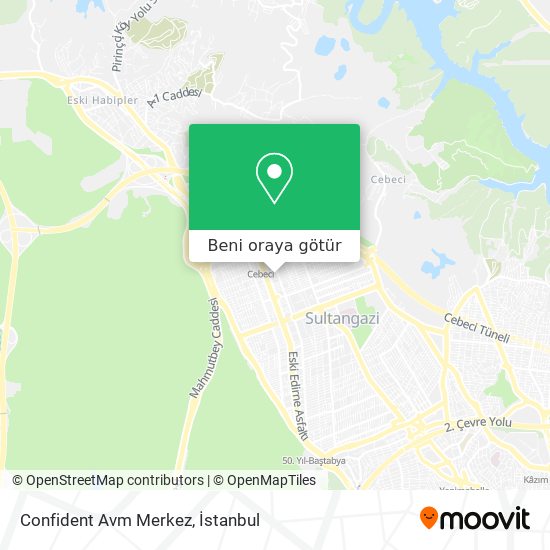 Confident Avm Merkez harita